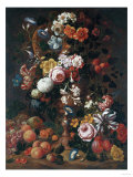 Roses  Dahlias  Convolvulus  a Tulip and Other Flowers  1689