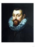 Portrait of a Man  Bust Length  in Dark Costume with White Ruff  1597-99