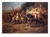 Arab Horsemen by a Fountain