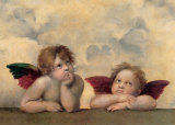 Detail of the Sistine Madonna  c1514