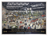 Waterloo Station  Southern Railway  1948