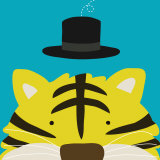 Peek-a-Boo XI  Tiger