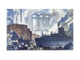 Refinery Turns Petroleum Into Gas for the War