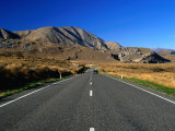 Highway 73 at Castle Hill Basin near Arthur's Pass  New Zealand