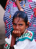 Young Girl at Market  Viti Levu  Western Division  Fiji