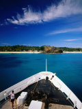 Blue Lagoon Cruises Ship and Island  Yasawa Island  Western Division  Fiji