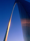 Detail of Jefferson National Expansion Memorial Gateway Arch  by Eero Saarinen  St Louis  Missouri