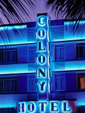 Hotel on Ocean Drive  Art Deco District  Miami  Florida