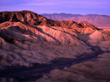 Folds of Land Viewed from Zabriskie Point at Sunrise  Nevada