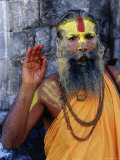 Sadhu at the Temple  Pashupatinath  Bagmati  Nepal