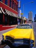 Classic Open-Topped Car Parked on West 6Th Street  Austin  Texas