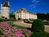 Chateau de Chenonceau with Catherine de Medici's Garden  Chenonceaux  Centre  France