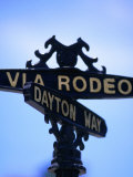 Rodeo Drive and Dayton Way in Beverly Hills  Los Angeles  California
