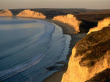 Drakes Beach and the Cliffs at Sunrise  Point Reyes National Seashore  California