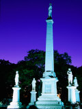 Confederate Memorial in Old Pioneer Cemetery  Dallas  Texas