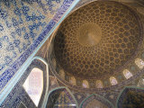 Mosaic Ceiling in Masjed-E Sheikh Lotfollah Mosque  Emam Khomeini Square  Esfahan  Iran