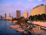 Cairo Hilton on Nile with Downtown in Background  Cairo  Egypt