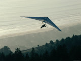 Hang Gliding Below Bolinas Bridge in the Mt Tamalpais State Park  California