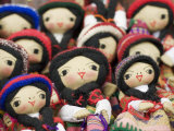 Close-Up of Bolivian Dolls for Sale  La Paz  Bolivia