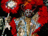 Person in Costume  Mummers Parade  Philadelphia  Pennsylvania