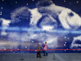Tile Mural on the Exterior of the Oceanario at the Parque Das Nacoes  Lisbon  Portugal