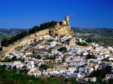 Montefrio Village as Seen from Hillside  Granada  Andalucia  Spain