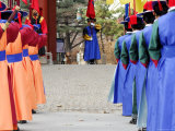 Changing of Guard Ceremony  Deoksegung  Seoul  South Korea
