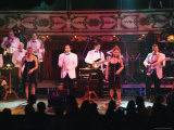Salsa Band Performing in la Paloma  Barcelona  Catalonia  Spain