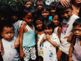 Children on the Valenzuala Dump  Quezon City  Southern Tagalog  Philippines