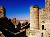 Entrance and Walls of Belmonte Castle  Belmonte  Castilla-La Mancha  Spain