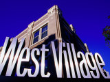 West Village Shopping Mall Sign  Dallas  Texas