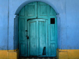 17th Century Traditional Painted House  San Cristobel de las Casas  Chiapas  Mexico