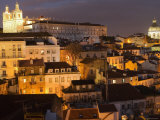 Overlooking Alfama from Largo Portas Do Sol  Lisbon  Portugal