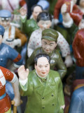 Figurine of Chairman Mao Surrounded by Accolytes  Dontai Road Antiques Market  Shanghai  China