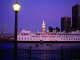 Ferry Building from Pier 5  Dusk  San Francisco  California