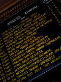Arrivals Board  Zagreb Railway Station  Zagreb  City of Zagreb  Croatia