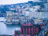 Buildings along Waterfront  Posilipo  Naples  Campania  Italy