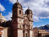 18th Century Cathedral Exterior  Cuzco  Peru