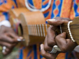 Man Playing Caribbean Mandolin  Grand Etang National Park  St George  Grenada