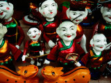 Water Puppets for Sale in Street  Hanoi  Vietnam