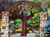 Entrance to Betty Ford Alpine Gardens  Vail  Colorado