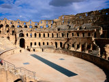 Amphitheatre at Colosseum of El-Jem  El-Jem  Mahdia  Tunisia