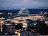 Fremont Bridge in Distance  Portland  Oregon
