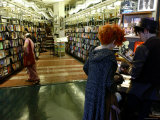 Browsing at St Mark's Book Shop  East Village  New York City  New York