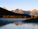 Grand Teton at Sunrise  from Oxbow Bend  Grand Teton National Park  Wyoming
