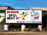UFO Sign  Nullarbor Plain  Western Australia