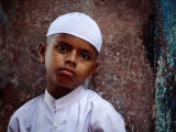 Muslim Boy in Chandni Chowk  Delhi  India