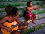 Polynesian Musicians  Tahiti  the Society Islands  French Polynesia