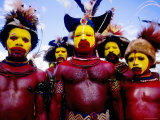 Men at Sing-Sing  Mt Hagen  Western Highlands  Papua New Guinea