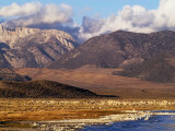 Mono Lake and High Sierra at Sunrise  Mono Lake  California